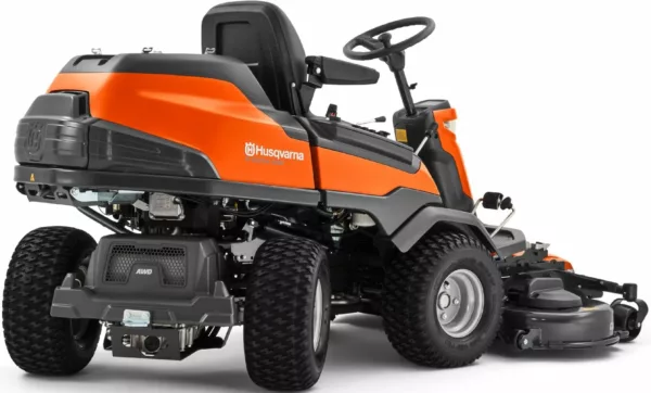 Tondeuse frontale professionnelle à quatre roues Husqvarna R 420TsX AWD appareil de base sans tondeuse - modèle 2025-Neuf – Image 11