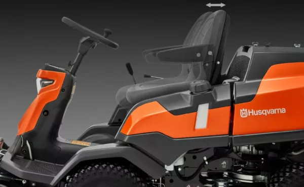 Tondeuse frontale professionnelle à quatre roues Husqvarna R 420TsX AWD appareil de base sans tondeuse - modèle 2025-Neuf – Image 15