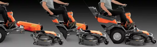 Tondeuse frontale professionnelle à quatre roues Husqvarna R 420TsX AWD appareil de base sans tondeuse - modèle 2025-Neuf – Image 17