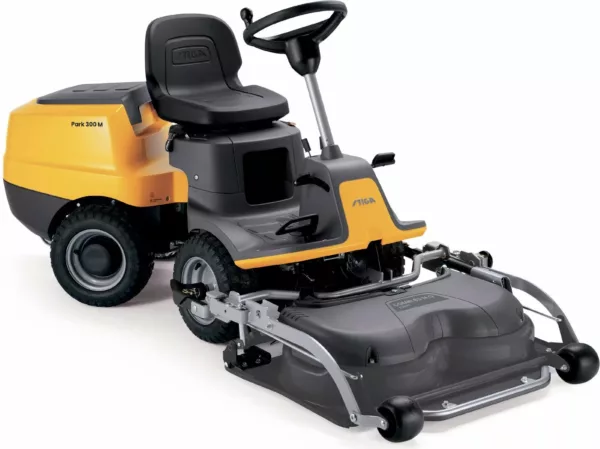 Tondeuse frontale Stiga Park 300 LC avec plateau 85 MQ - modèle 2025-Neuf