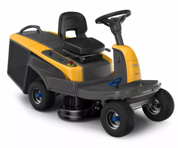 Tondeuse autoportée sur batterie Stiga Swift 372e avec 2 batteries 5 + 2 batteries 7,5 Ah - modèle 2025-Neuf