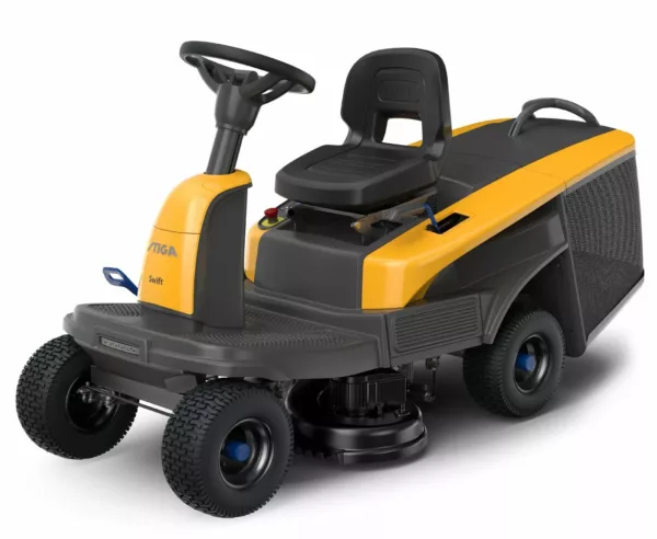 Tondeuse autoportée sur batterie Stiga Swift 372e avec 2 batteries 5 + 2 batteries 7,5 Ah - modèle 2025-Neuf – Image 2