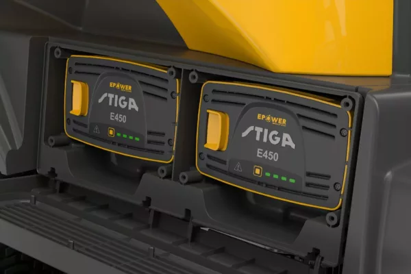Tondeuse autoportée sur batterie Stiga Swift 372e avec 2 batteries 5 + 2 batteries 7,5 Ah - modèle 2025-Neuf – Image 7
